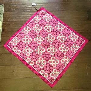 Silk Coach scarf new with tags
